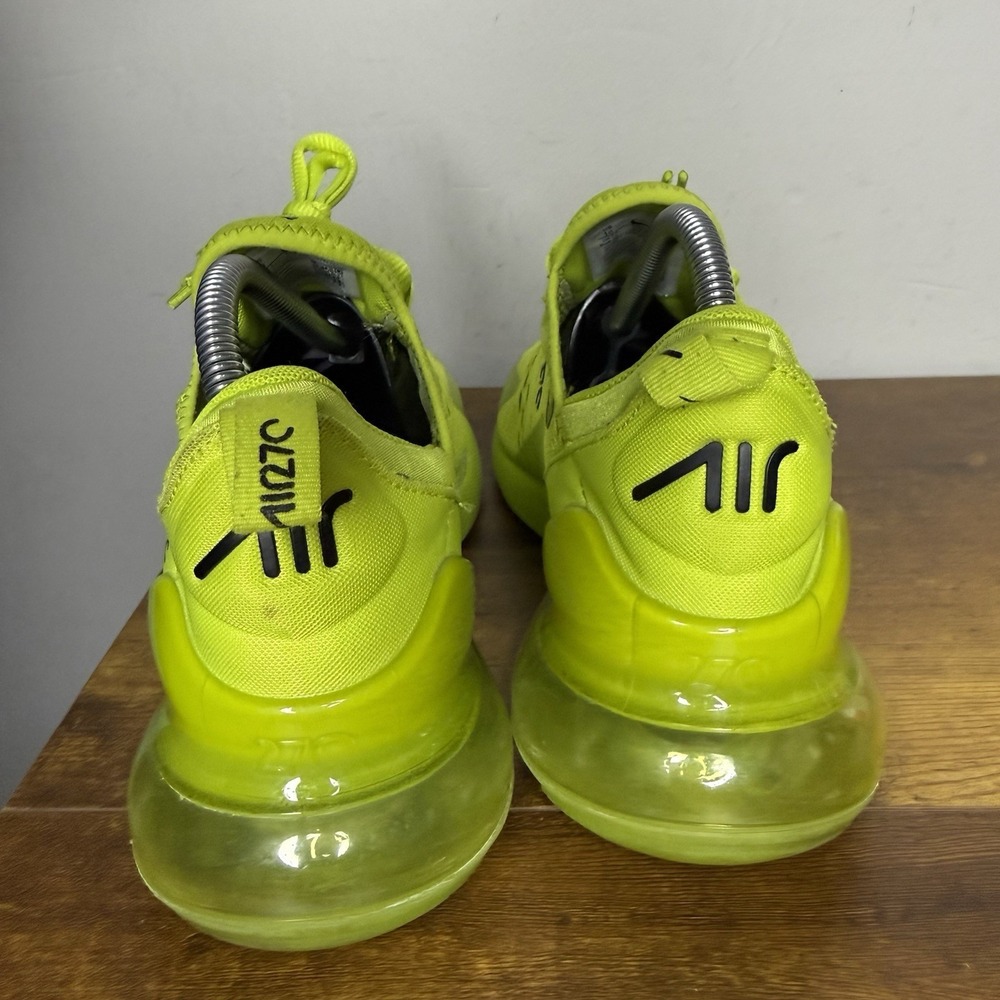 Nike Air Max 270 Shoes Womens Size 10 Yellow Volt Running Sneakers DV2226-300 - Picture 4 of 7